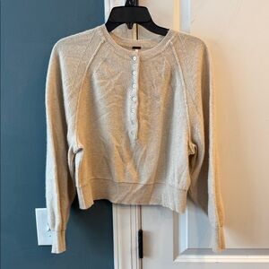 Free People Porta Cashmere Henley